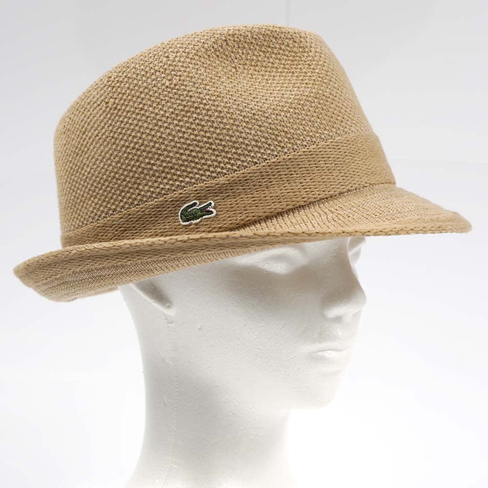 Amazon | [Lacoste] 帽子 ハット メンズ マニッシュ 中折れ帽